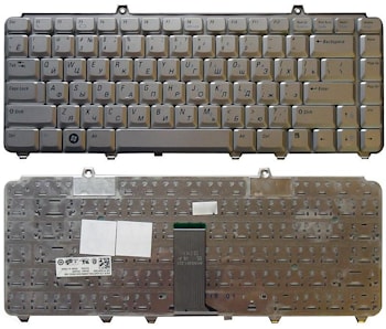 Клавиатура Dell Inspiron 1420, 1520, 1521, 1525, 1526, XPS M1330, M1530 серебряная