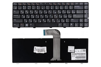 Клавиатура ноутбука Dell Inspiron 14R, 3520, 5420, 5520, L502X, M5040, M5050, N4110, N5050, N5040, Vostro 3550 черная