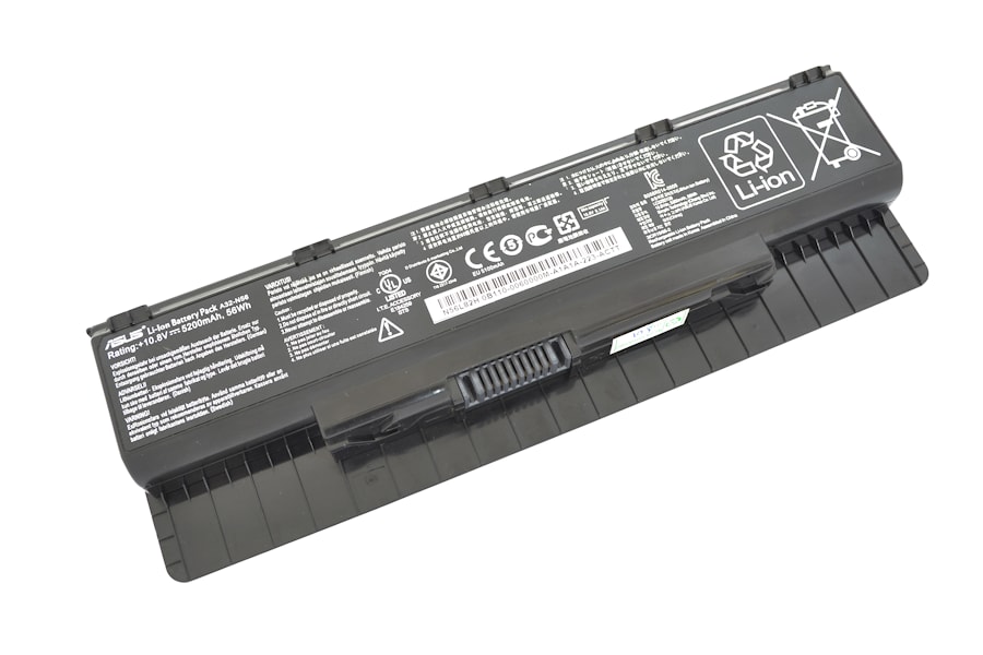 Аккумулятор для Asus N46, N56, N76, (A32-N56), 58Wh, 5200mAh, 10.8V, черный, OEM