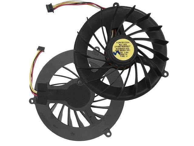 Вентилятор (кулер) для ноутбука Dell Studio 17-1735, 17-1736, 17-1737, PP31L Series, 4 pins, round