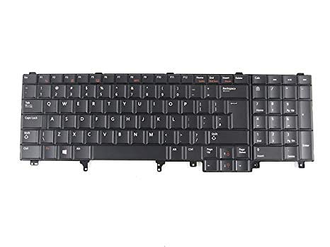 Клавиатура для ноутбука Dell Latitude E5520, E5530, E6520, E6530, E6540, M4600, M4700, M4800, M6600, M6700, M6800 черная, с поинтером