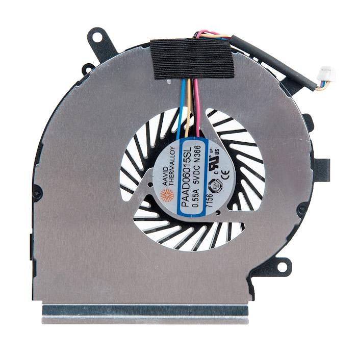 Вентилятор (кулер) для ноутбука MSI GE62VR, GE72VR, GP62MVR, GP62VR, GP72VR, 4 pins, CPU