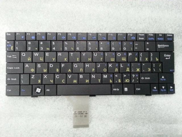 Клавиатура DNS 0117620, M815P, Clevo M710L, M720S, MP-09C36SU-430 черная  