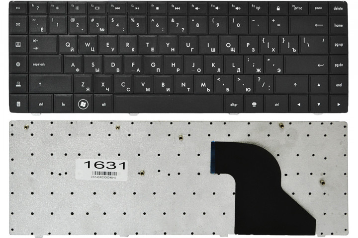 Клавиатура HP Compaq 620, 621, 625 черная  