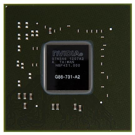 Видеочип nVidia GeForce 8400M GS, G86-731-A2 (2011)