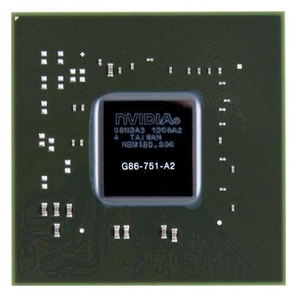 Видеочип nVidia GeForce 8400M GT, G86-751-A2 (2012)