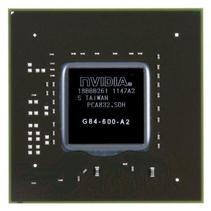 Видеочип nVidia GeForce 8600M GT, G84-600-A2 (2012)