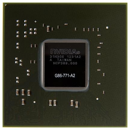 Видеочип nVidia GeForce 8600M GS, G86-771-A2, BGA