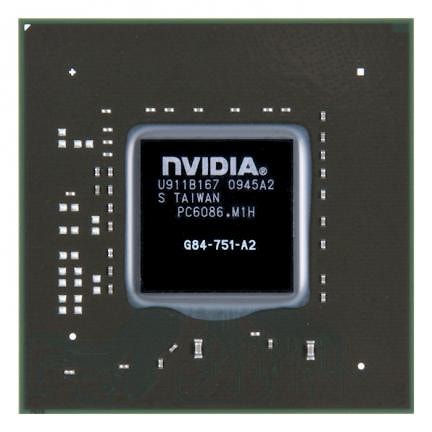 Видеочип nVidia GeForce 8700M GT, G84-751-A2 (2012)