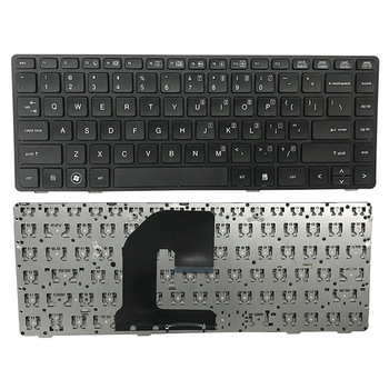 Клавиатура для ноутбука HP EliteBook 8460P, 6460B, 6465B черная, с рамкой  