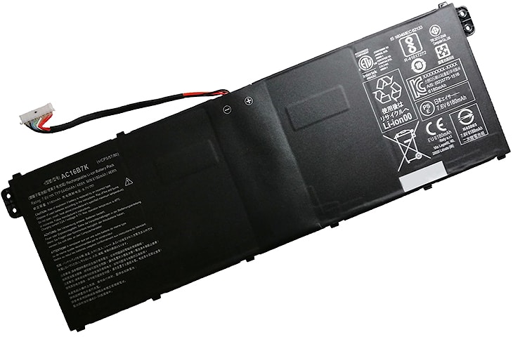 Аккумулятор для Acer Chromebook 15 cb515, (AC16B7K, AC16B8K), 6440mAh 48Wh, 7.6V