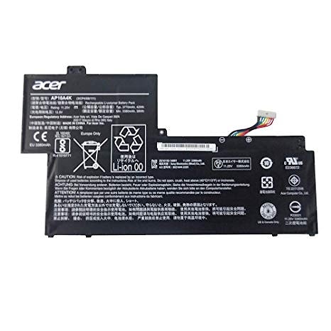 Аккумулятор для Acer Swift 1 SF113-31, N16Q9 (AP16A4K), 42Wh, 3770mAh, 11.25V