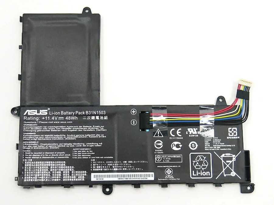 Аккумулятор для Asus E202SA (b31n1503), 48Wh, 11.4V