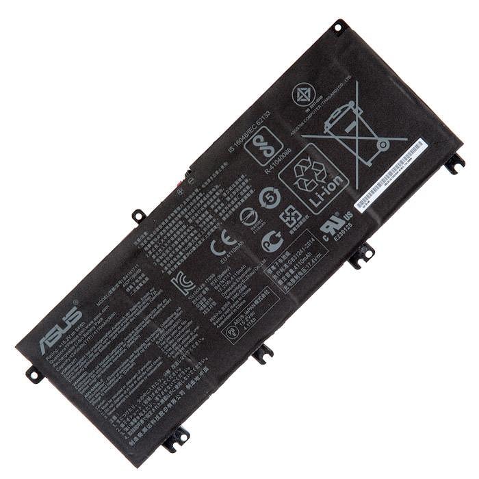 Аккумулятор для Asus FX503vd, FX63vd, FX705, GL503vd, GL703, PX705, ZX63, ZX73 (B41N1711), 64Wh, 15.2V, с коротким кабелем