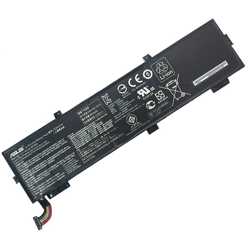 Аккумулятор Asus ROG G701, G703, GX700 (C32N1516), 93Wh, 11.4V, ORG
