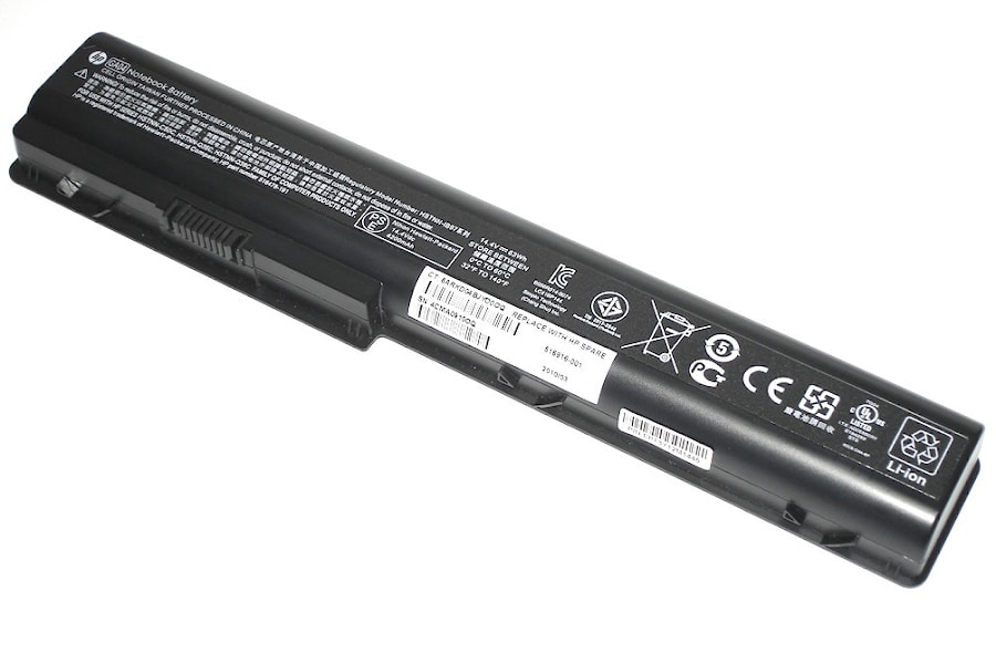 Аккумулятор для HP Pavilion DV7, DV8, HDX18, (HSTNN-DB75, 464059-252), 73Wh, 5000mAh, 14.4V