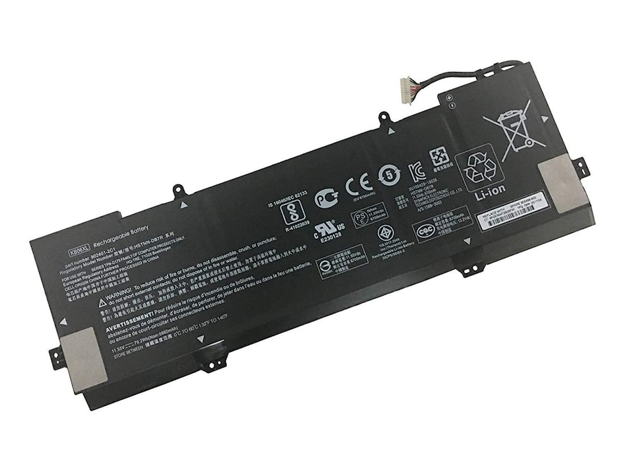Аккумулятор для HP Spectre X360 15-bl (HSTNN-DB7R, KB06XL), 79.2Wh, 11.55V