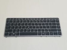 Клавиатура для ноутбука HP Folio 1011, 1012, 1020 G1 / Elitebook X2 черная, с рамкой, с подсветкой  