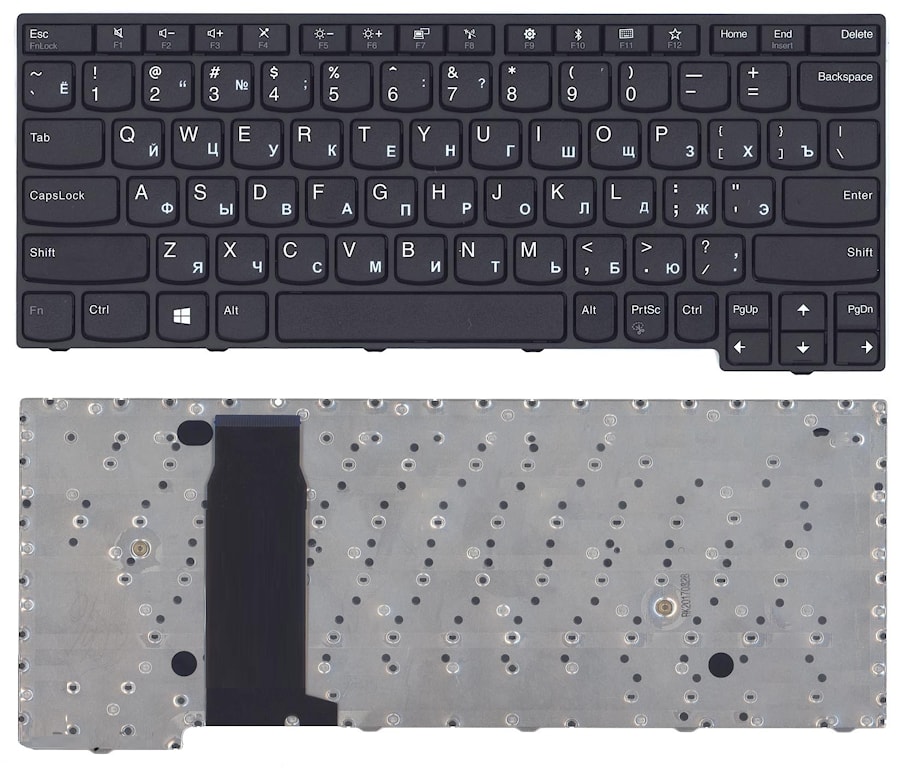 Клавиатура для ноутбука Lenovo IdeaPad Yoga 11E черная