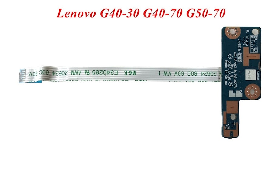 Шлейф кнопки включения для Lenovo IdeaPad G50-30, G50-45, G50-70, Z50-70, NS-A273, NBX00019V00