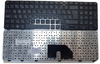 Клавиатура HP Pavilion DV6-6000 черная, с глянцевой рамкой