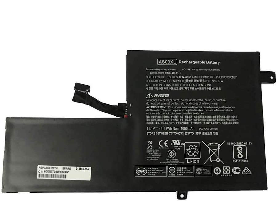 Аккумулятор для HP Chromebook 11 g5 ee, (As03xl), 4050mAh, 11.1V