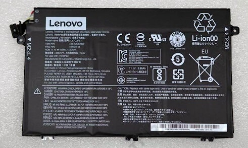 Аккумулятор для Lenovo Thinkpad E15, E490, E580, E585, E590, (01av448), 4120mAh, 11.1V