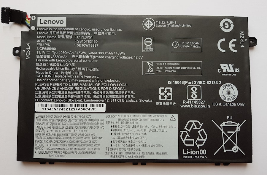 Аккумулятор для Lenovo Thinkpad E15, E480, E490, E580, E590, (01AV448), L17L3P51, 4005mAh, 45Wh, 11.1V