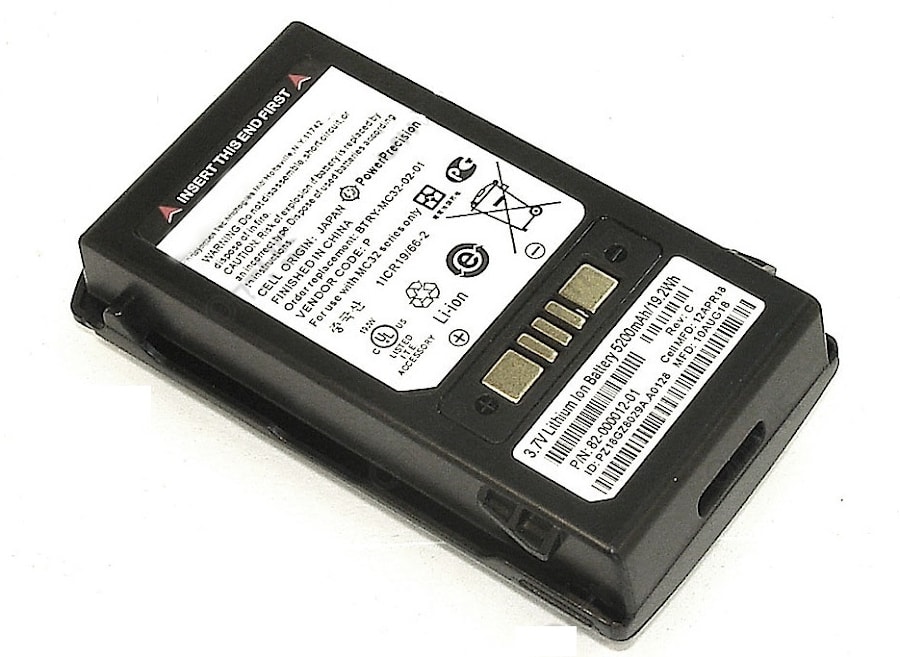 Аккумулятор для ТСД Motorola Symbol MC3200, MC3300, (BTRY-MC32-52MA-01), 19.2Wh, 5200mAh, 3.7V