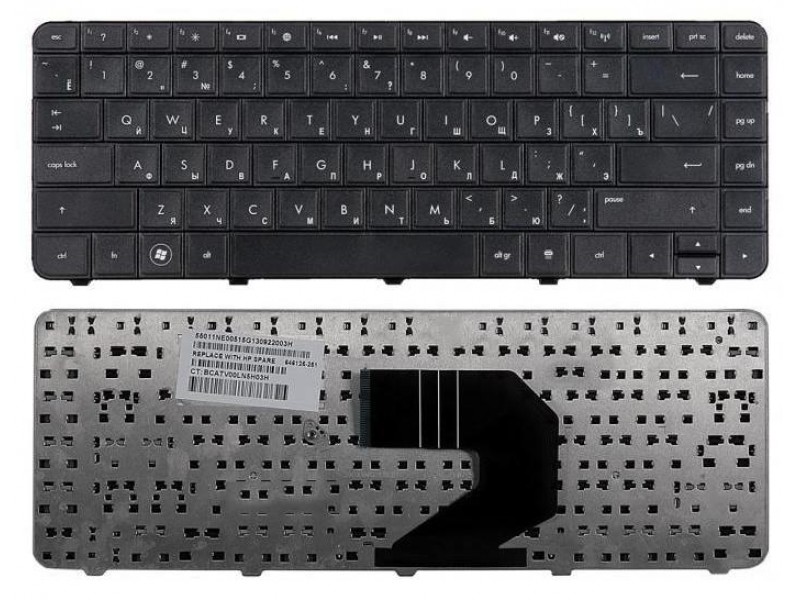 Клавиатура HP Pavilion HP 430, 630, 635, Pavilion G4-1000, G6-1000, Compaq Presario CQ43 черная  