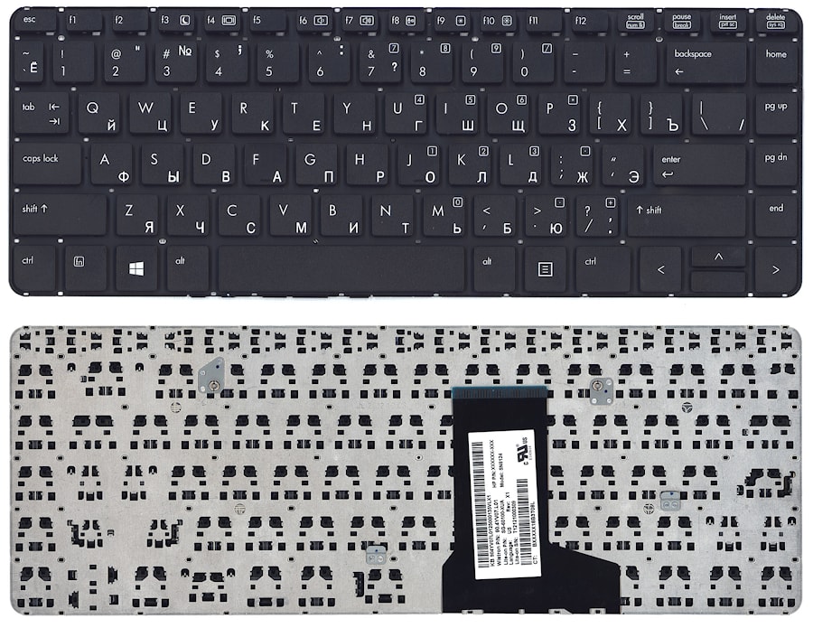 Клавиатура для ноутбука HP Probook 430 G1, без рамки