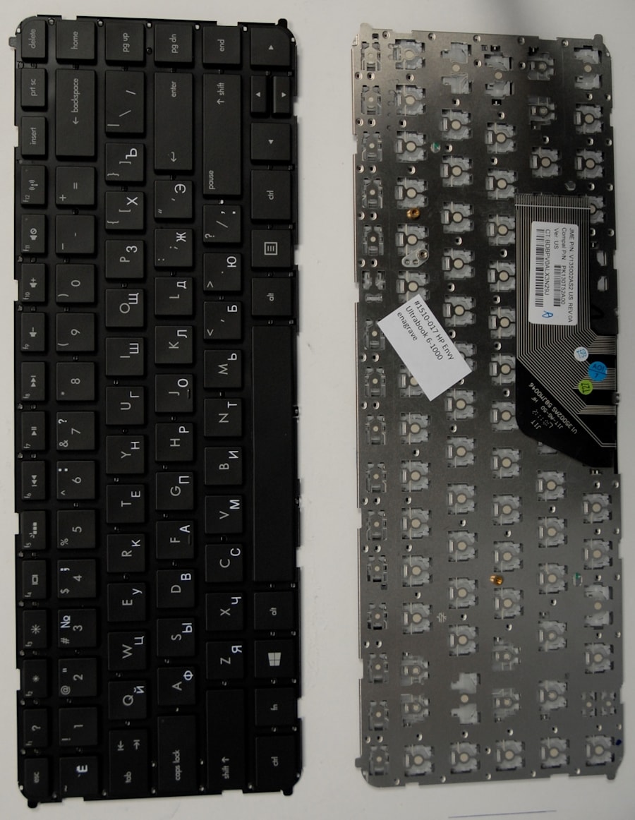 Клавиатура для ноутбука HP Pavilion 15t-db000, 15-db0000au,15-da, 15-da000, 15t-da000, 15-dw, черная, без рамки (Версия 2 - буквы напечатаны)