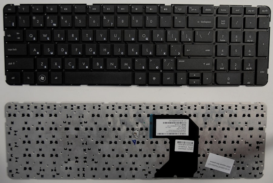 Клавиатура для ноутбука HP Pavilion G7-2000 черная, без рамки