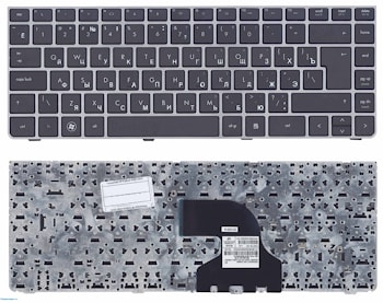 Клавиатура HP Probook 4330S, 4331S черная, с рамкой