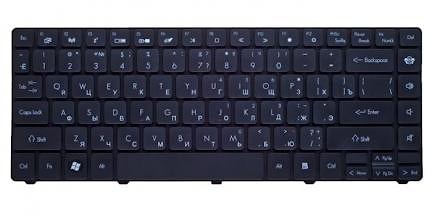 Клавиатура для ноутбука Packard Bell NM49, NM85, NM86, NM87, NM98 / Gateway NV49C черная