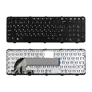 Клавиатура для ноутбука HP Probook 450 G0, 450 G1, 455 G1, 470 G0, 470 G1, черная, с рамкой