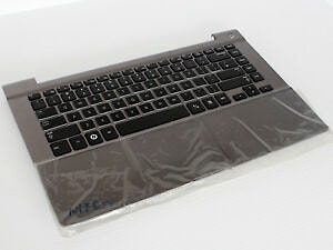 Клавиатура для ноутбука Samsung NP700Z4C черная, верхняя панель в сборе