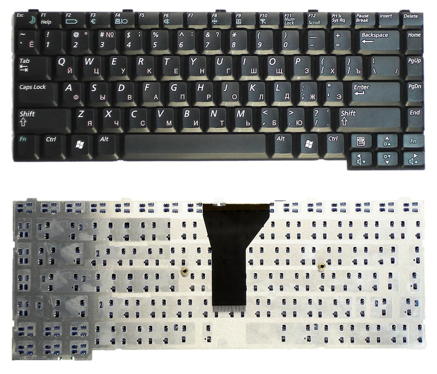 Клавиатура для ноутбука Samsung P27, P28, P29 черная