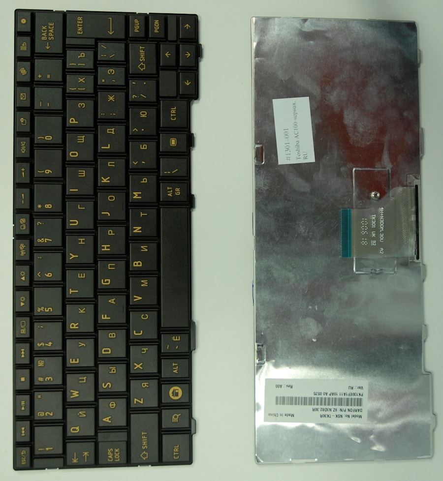 Клавиатура для ноутбука Toshiba AC100 черная