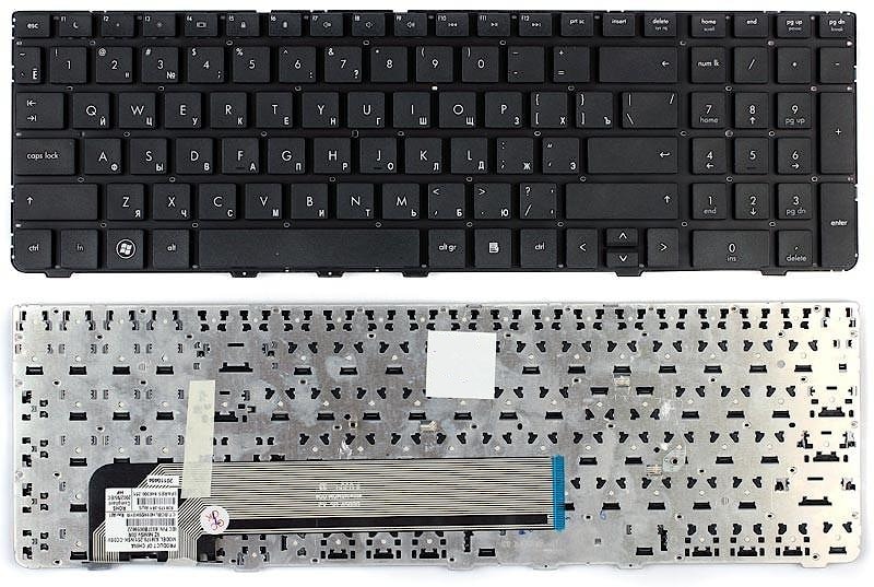 Клавиатура для ноутбука HP Probook 4530S, 4535S, 4730S черная, без рамки