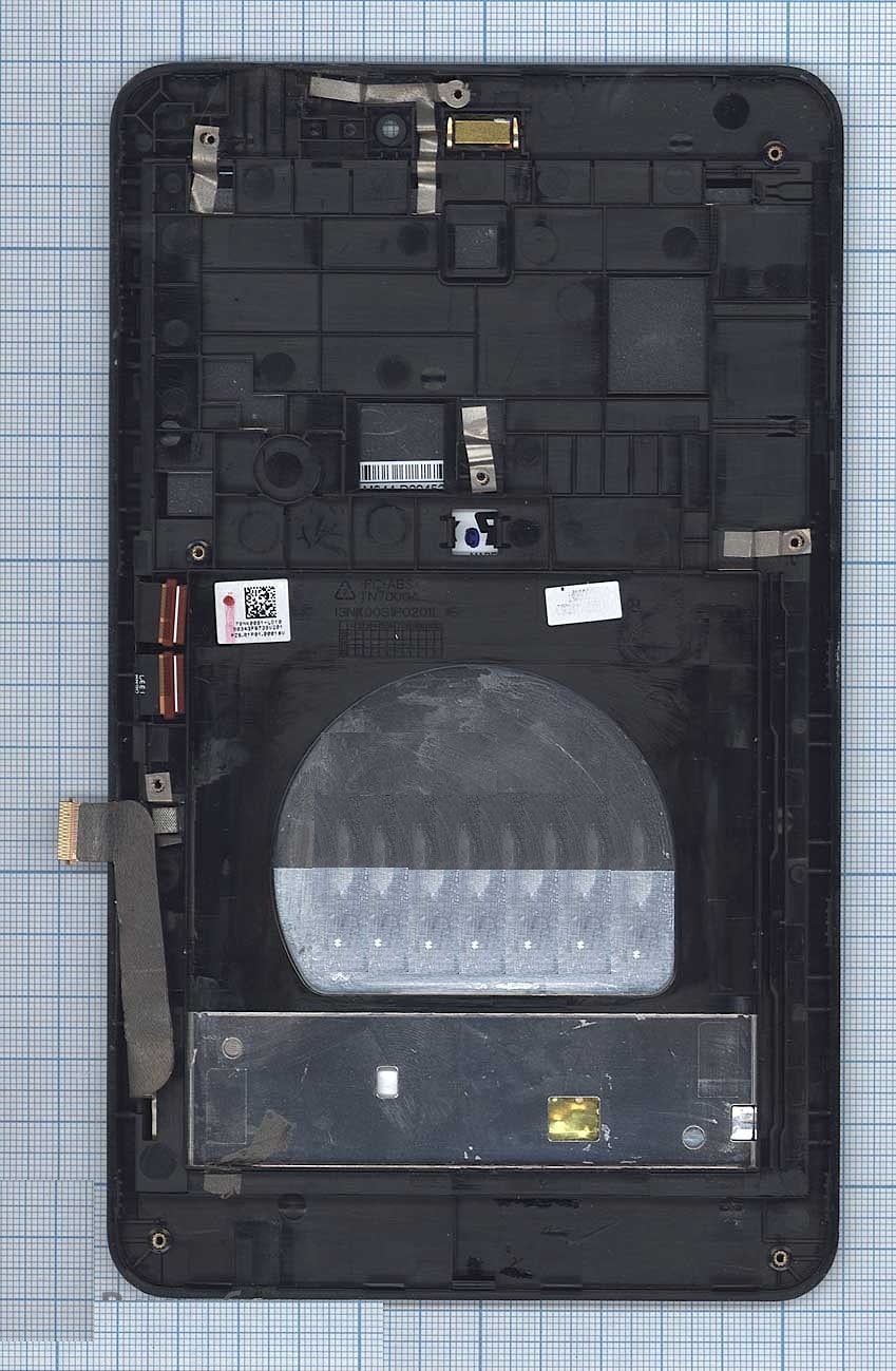 Asus ME175, k00s - дисплей в сборе с тачскрином, черный