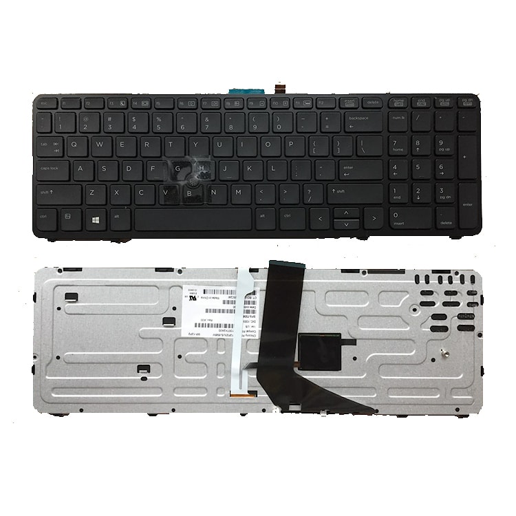Клавиатура для ноутбука HP ZBook 15 (G1, G2) 17 (G1, G2) черная, с джойстиком
