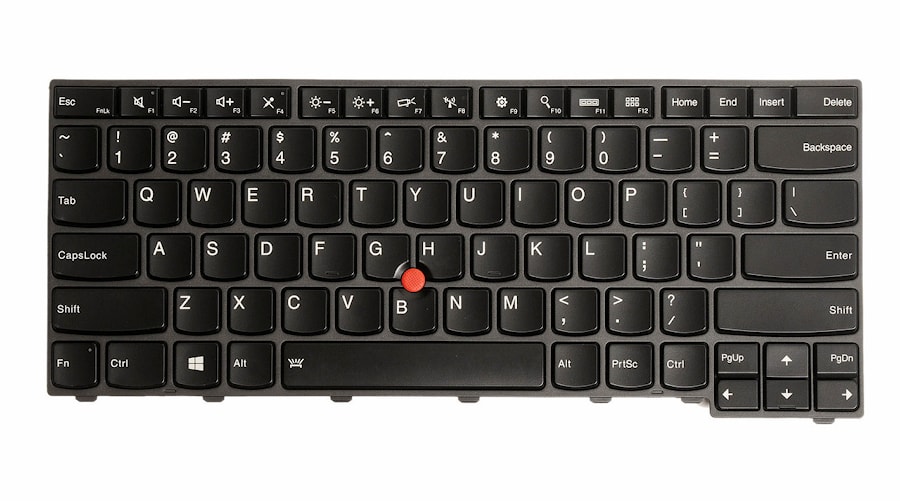 Клавиатура для ноутбука Lenovo IBM ThinkPad E440, E431 черная, с поинтером