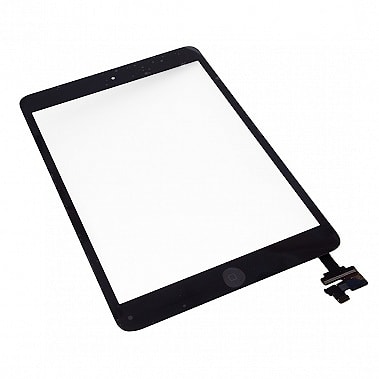 iPad mini, iPad mini 2, iPad mini 2 Retina - тачскрин c контроллером и кнопкой HOME, черный