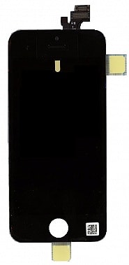 iPhone 5 - дисплей в сборе с тачскрином + фронтальная камера + динамик, черный ORG