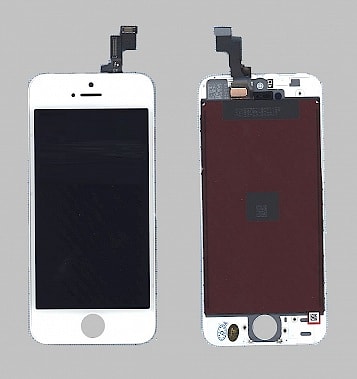 iPhone 5S - дисплей в сборе с тачскрином, белый ORG