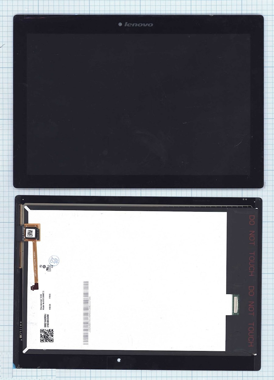 Lenovo A10-70, tab 2 - дисплей в сборе с тачскрином
